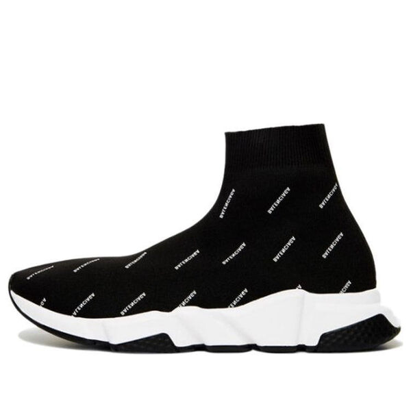 

Кроссовки speed 2.0 sneakers 'black logo print' Balenciaga, черный