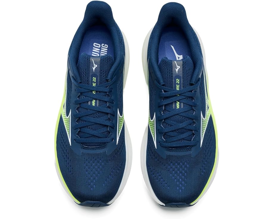 Мужские кроссовки Mizuno Wave Inspire 22, Estate Blue/White — фото 2