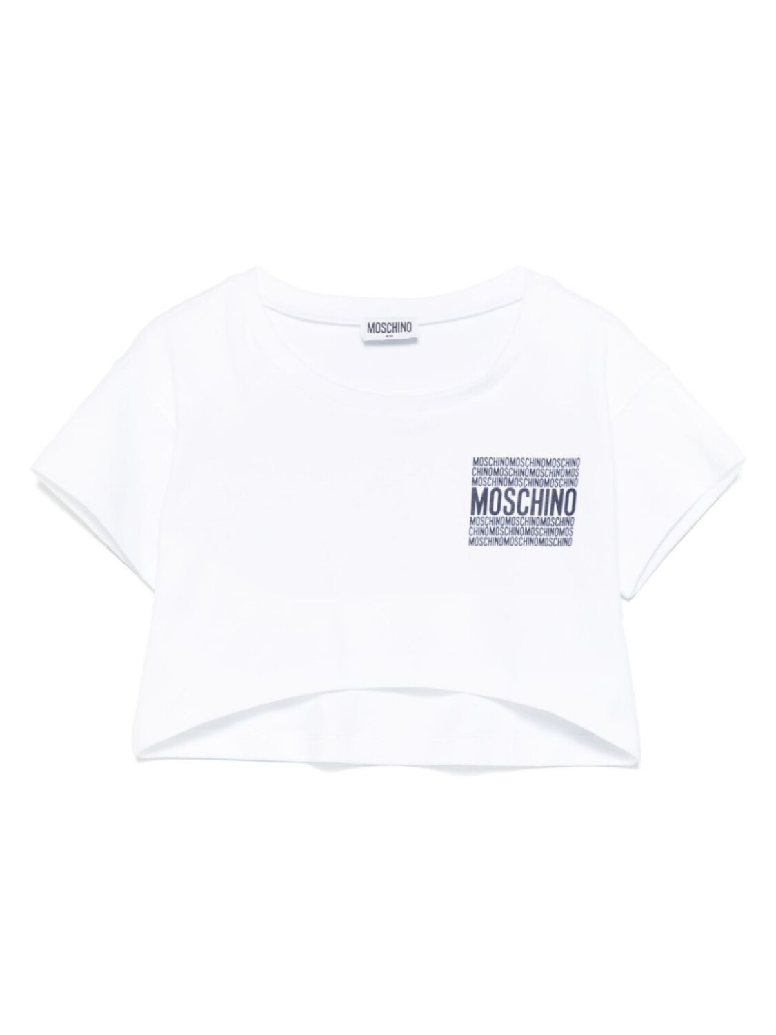

Moschino Kids футболка с логотипом, белый