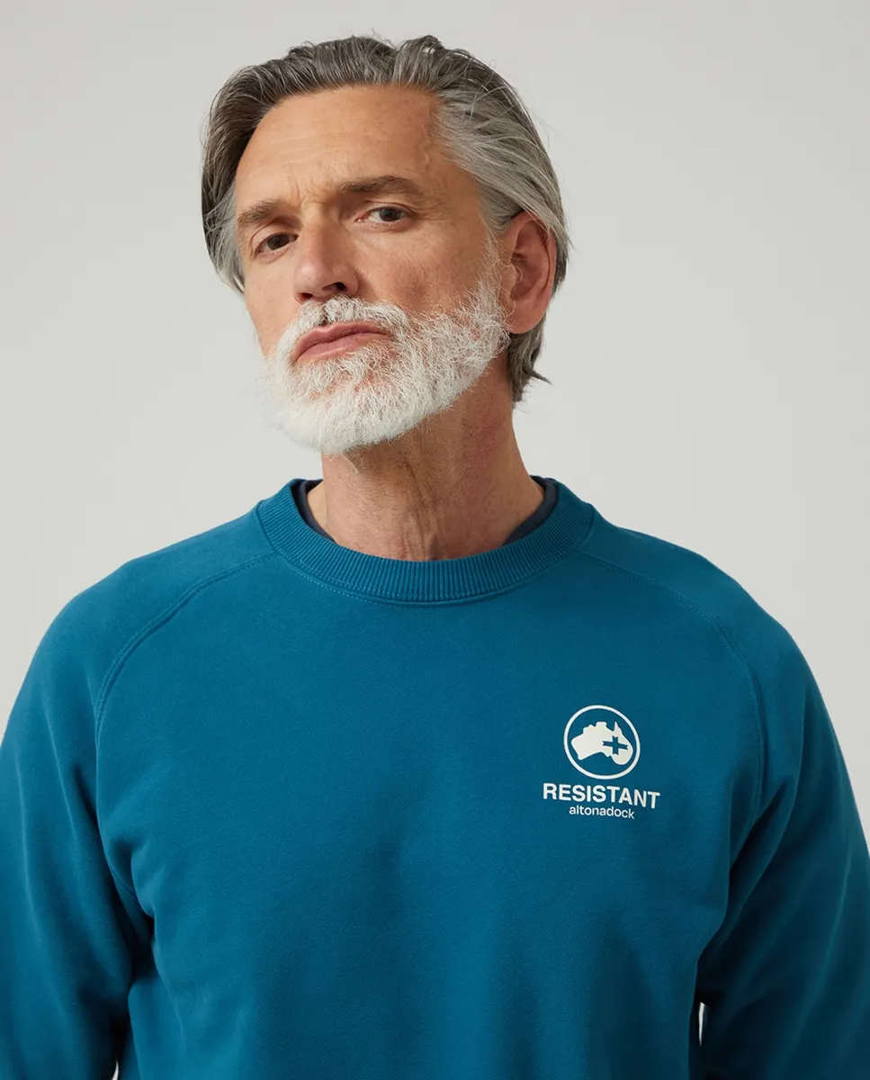 

Мужская толстовка без капюшона slim fit Altonadock, синий