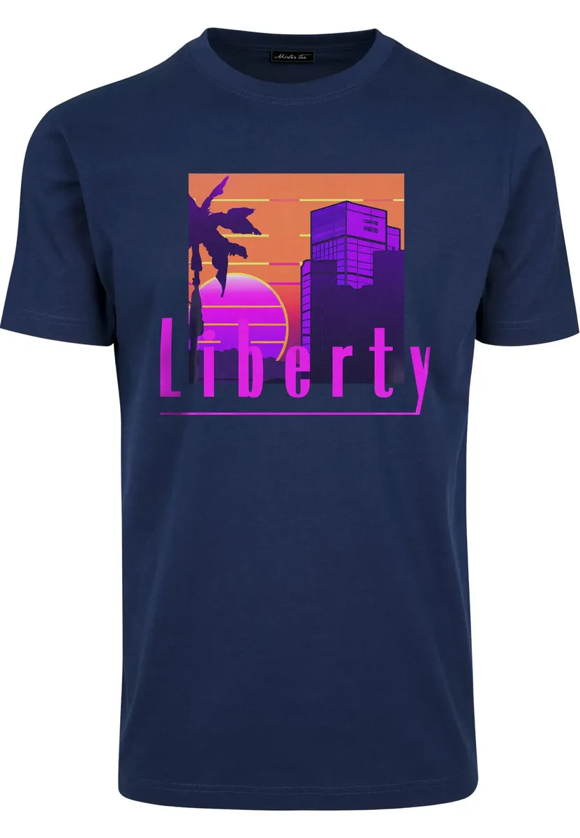 

Футболка Mister Tee "Mister Tee Liberty Sunset Tee" Mistertee, синий