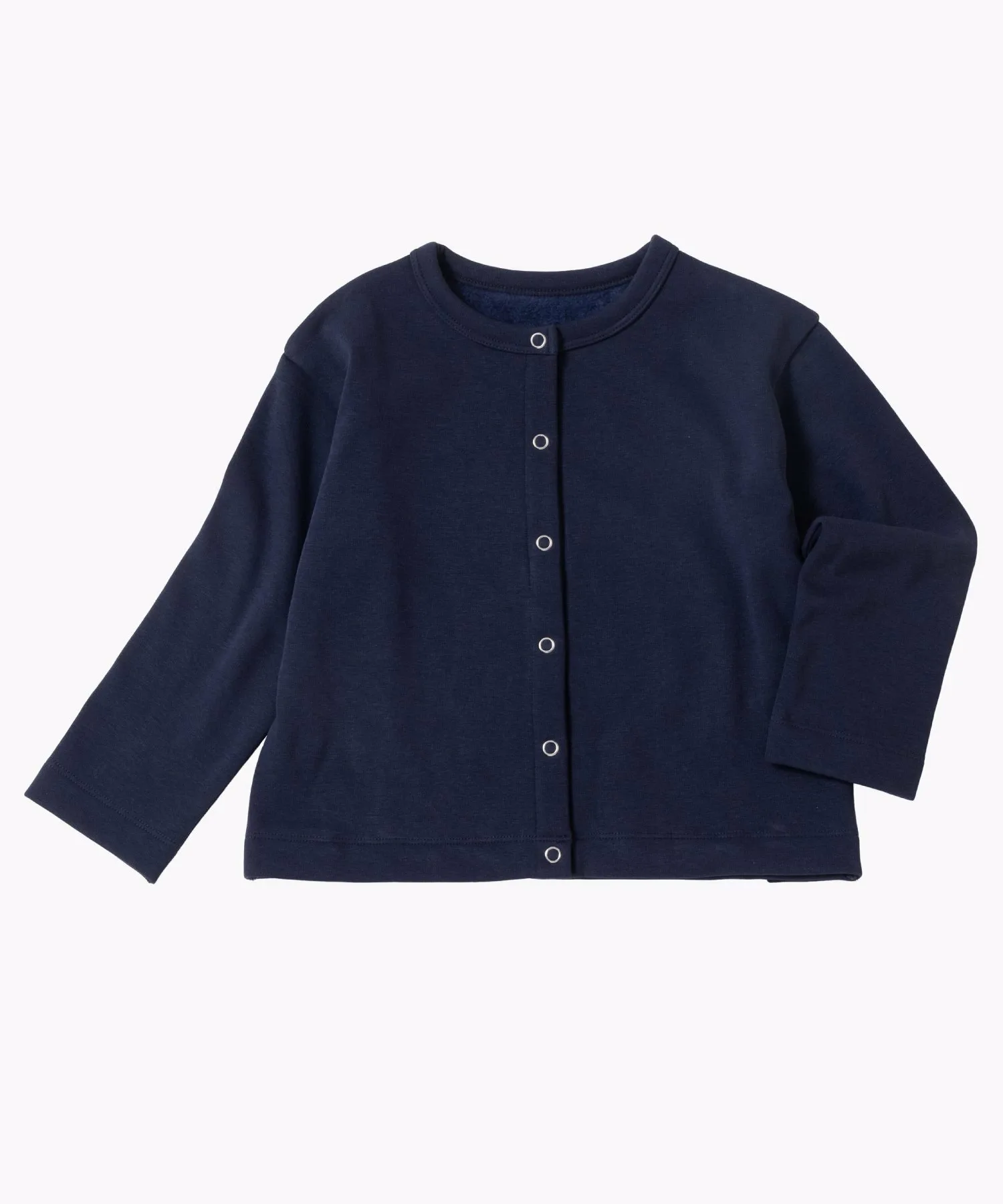 Кардиган на кнопках с флисовой подкладкой Ever Closet, Dark Navy — фото 3
