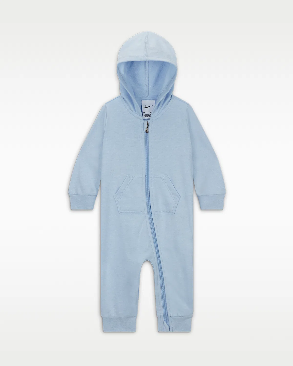 Baby (0-9M) Hooded Coverall Nike Baby Essentials, Cobalt Bliss