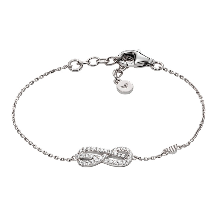 

EMPORIO ARMANI Серебряный браслет 925 пробы для женщин Silver
