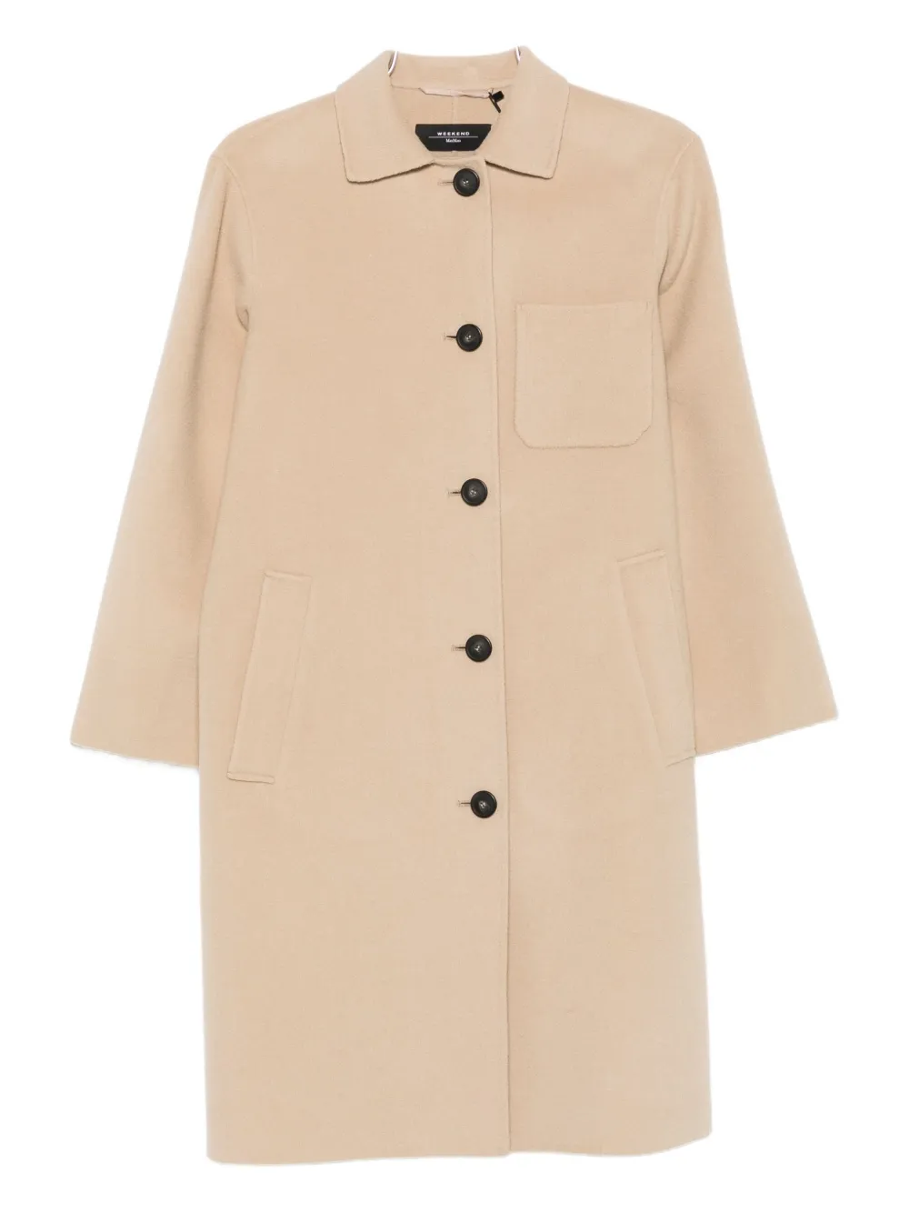 

Пальто с накладными карманами и пуговицами Weekend Max Mara, нейтральный