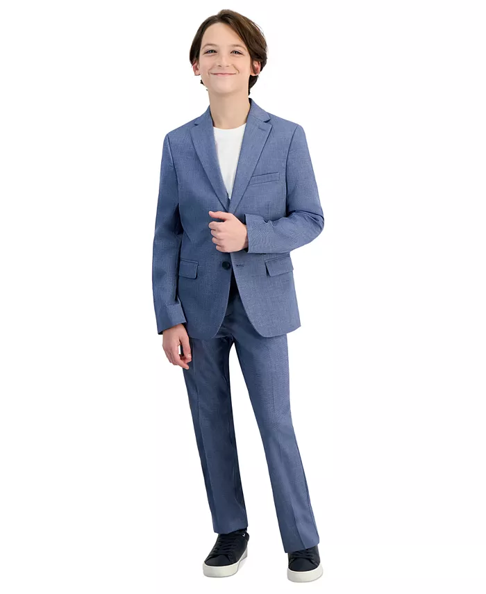 

Костюм из 2 предметов Big Boys Slim-Fit Stretch для подростков Kenneth Cole Reaction, синий