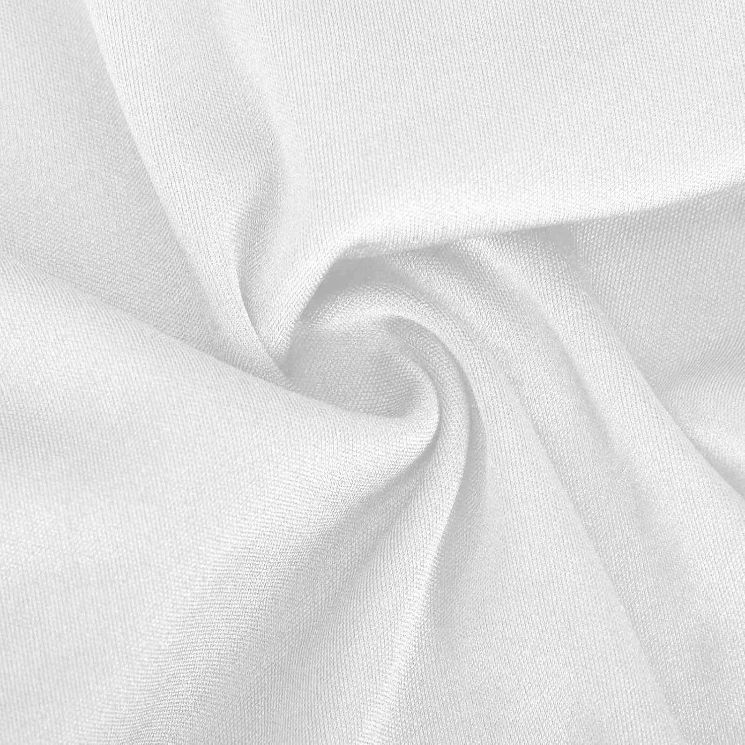 Женские капри с широкими штанинами, Elastic High Waisted Drawstring, White — фото 3