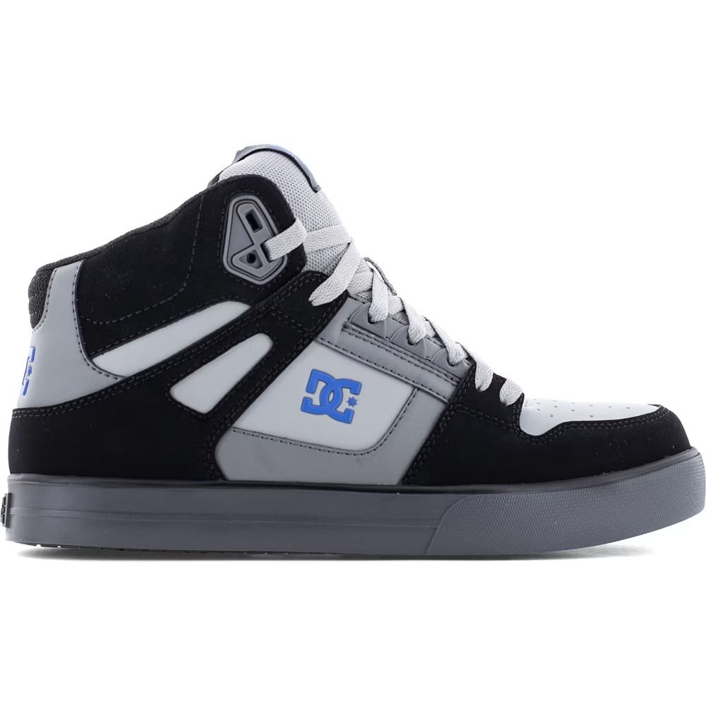 Кроссовки для работы с композитным носком высокие Pure от Dc Shoes, black/gray/blue — фото 2