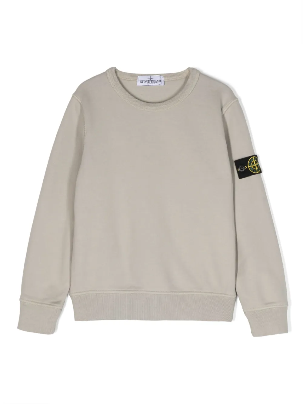 

Толстовка с нашивкой Compass Stone Island Junior, серый