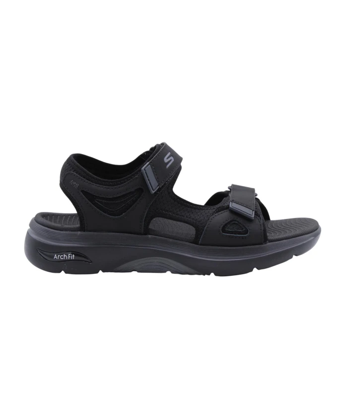 

Стильные сандалии с декоративным элементом в виде добермана Skechers, черный