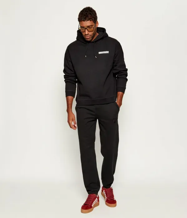 Толстовка Obsessed2 relaxed fit Dsquared2, черный — фото 2