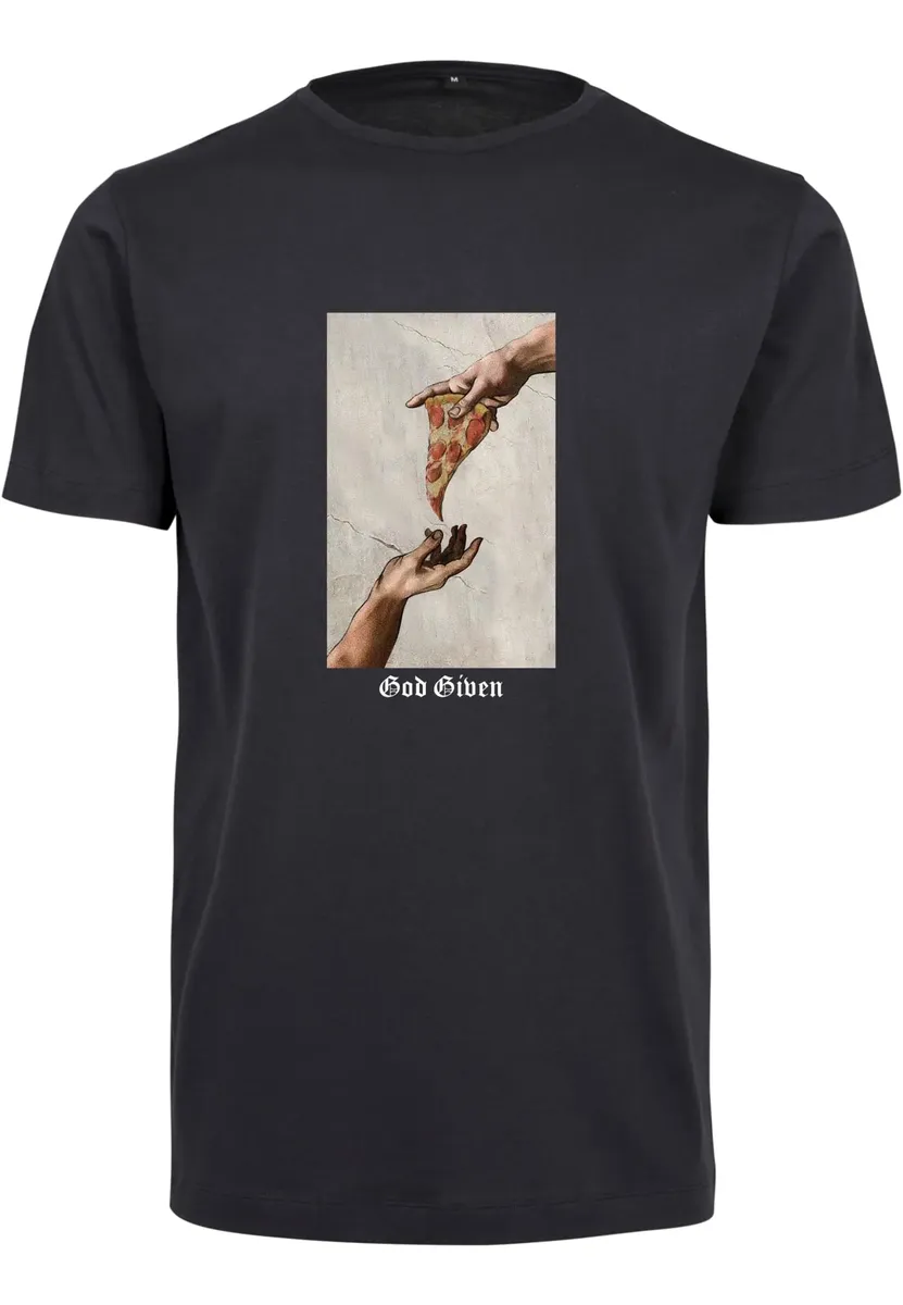 

Футболка Mister Tee "Мужская футболка Mister Tee "Бог дал пиццу" Mistertee, цвет морской волны