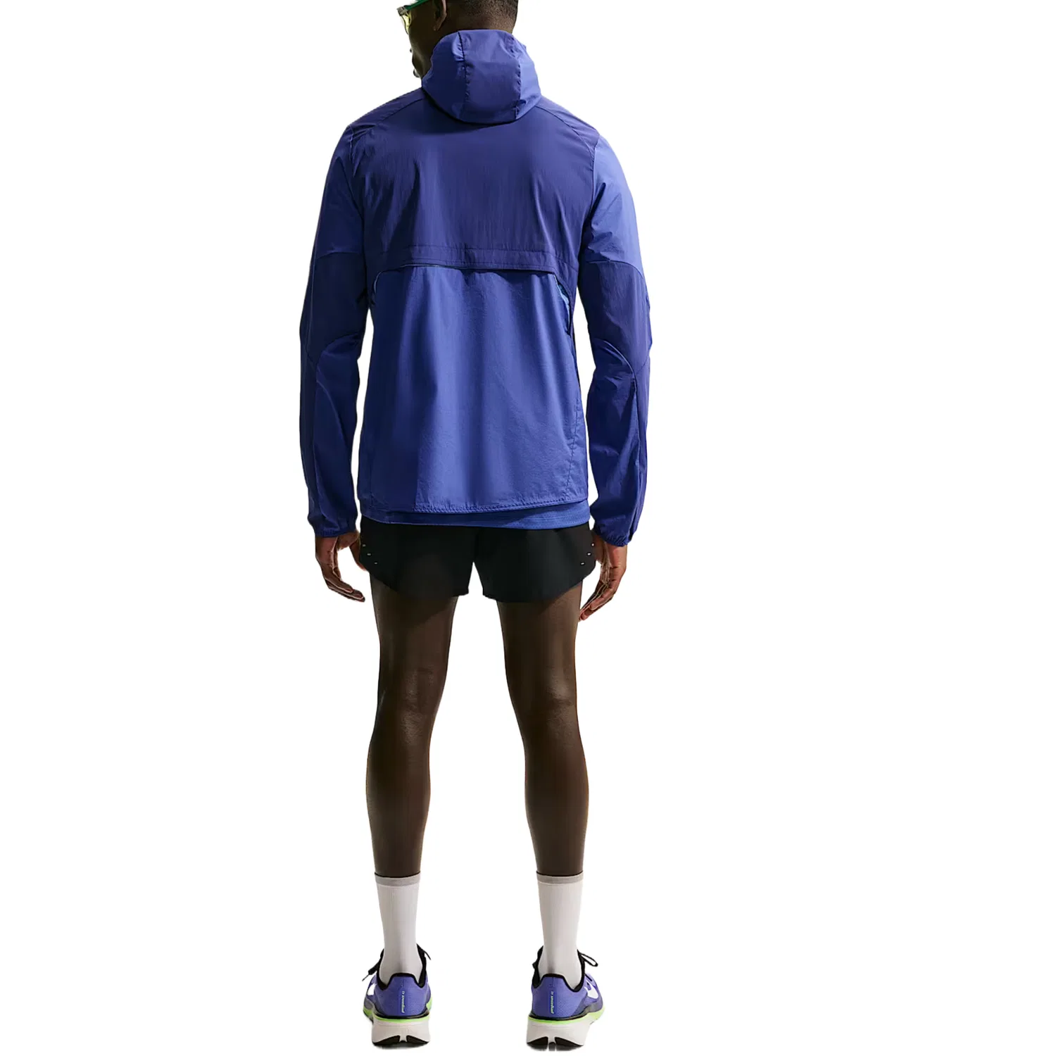 Куртка беговая мужская Stride Plus Repel Nike, Dark Royal Blue/Lapis Blue/Pulse Sapphire Blue — фото 3