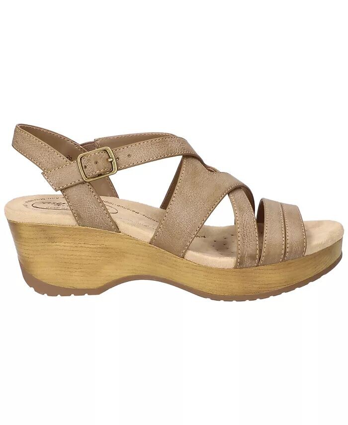 Женские сандалии Rosella Slip-Resistant Easy Street, коричневый/бежевый — фото 2