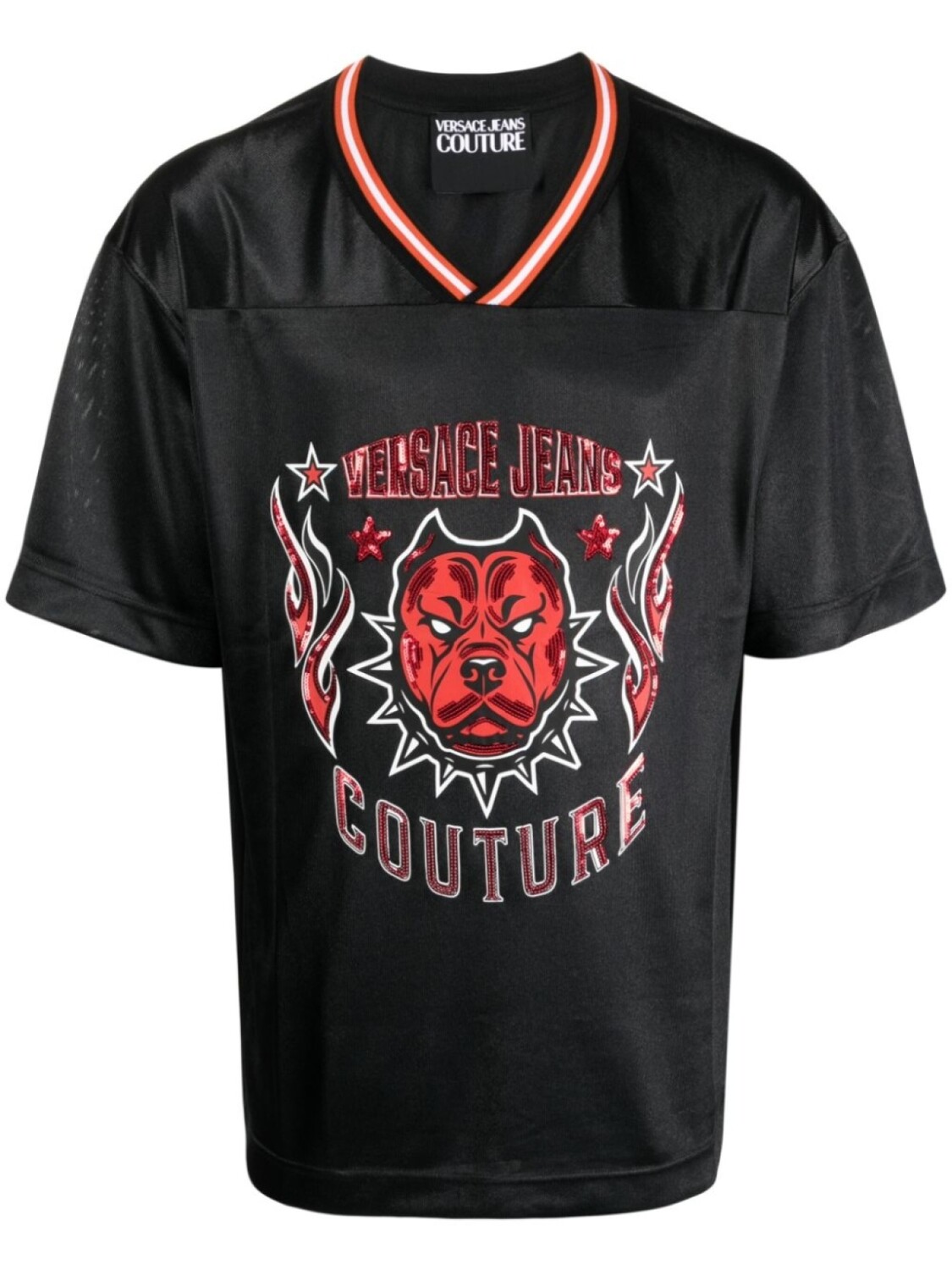 

Versace Jeans Couture футболка из джерси с логотипом Basketball, черный