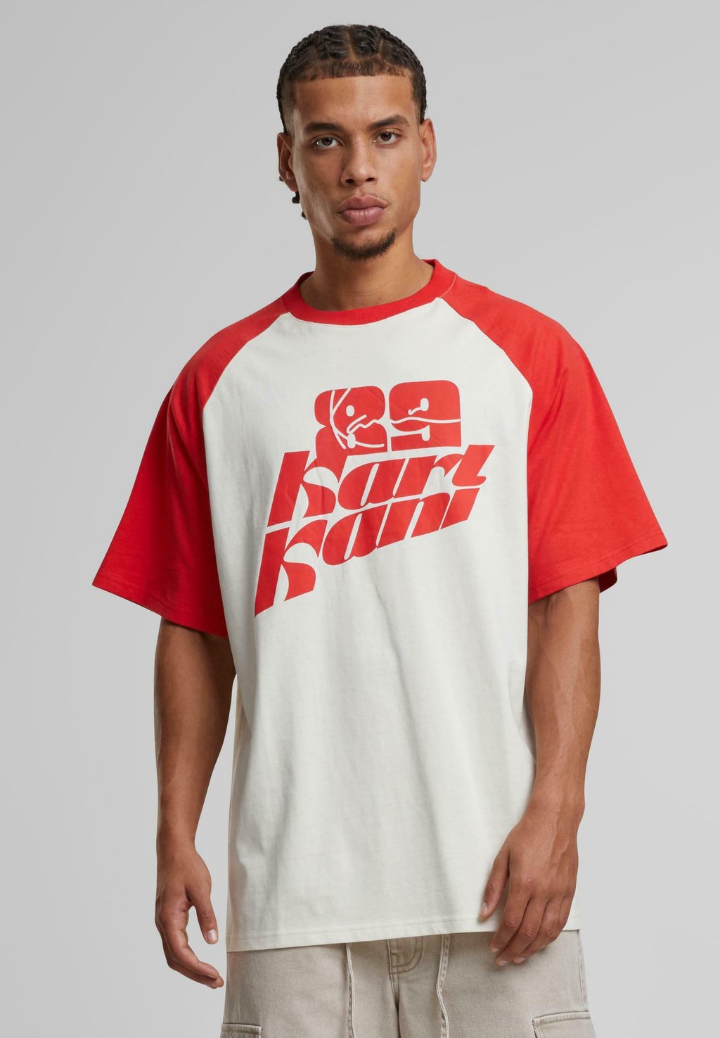 

Футболка с принтом SIGNATURE RAGLAN Karl Kani, белый