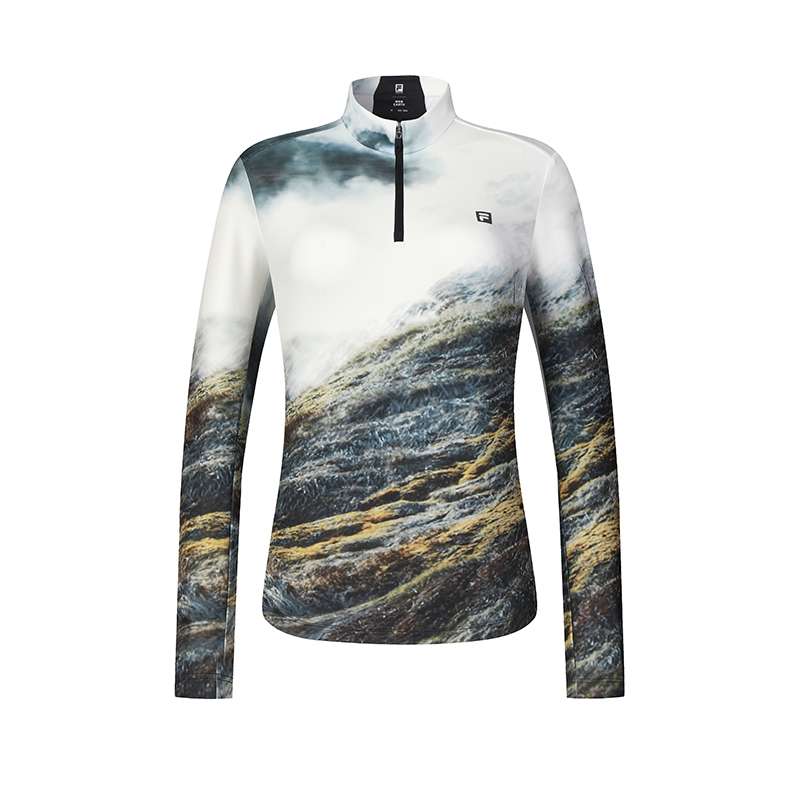 

Футболка женская с принтом по всей поверхности FILA, мультиколор