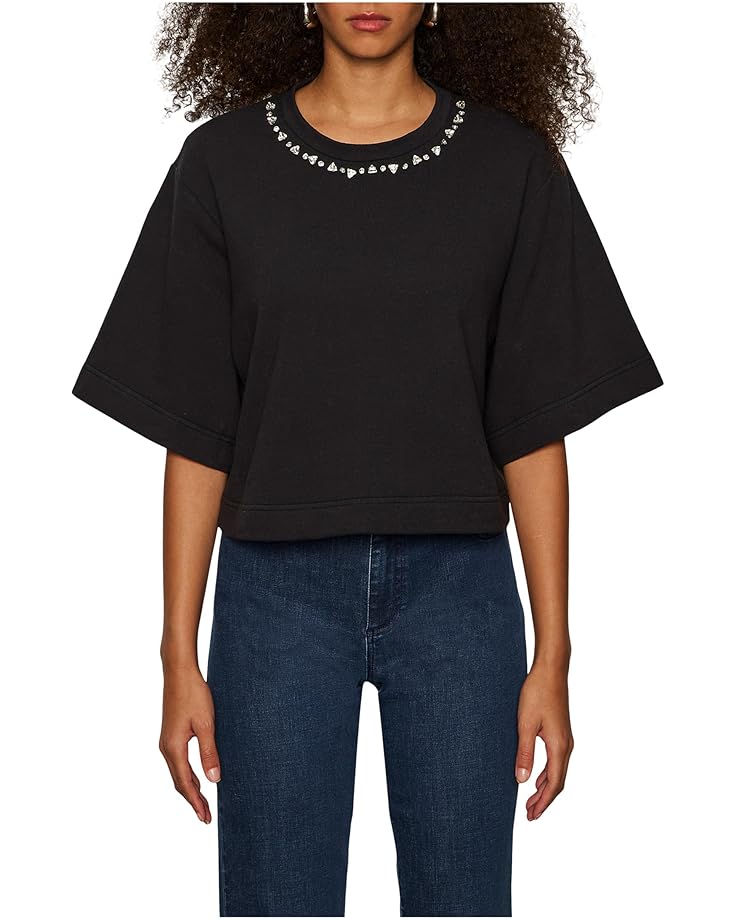 

Женская полукроп-футболка Sanctuary Embelished, Black W/Embellishment, Черный, Женская полукроп-футболка Sanctuary Embelished, Black W/Embellishment