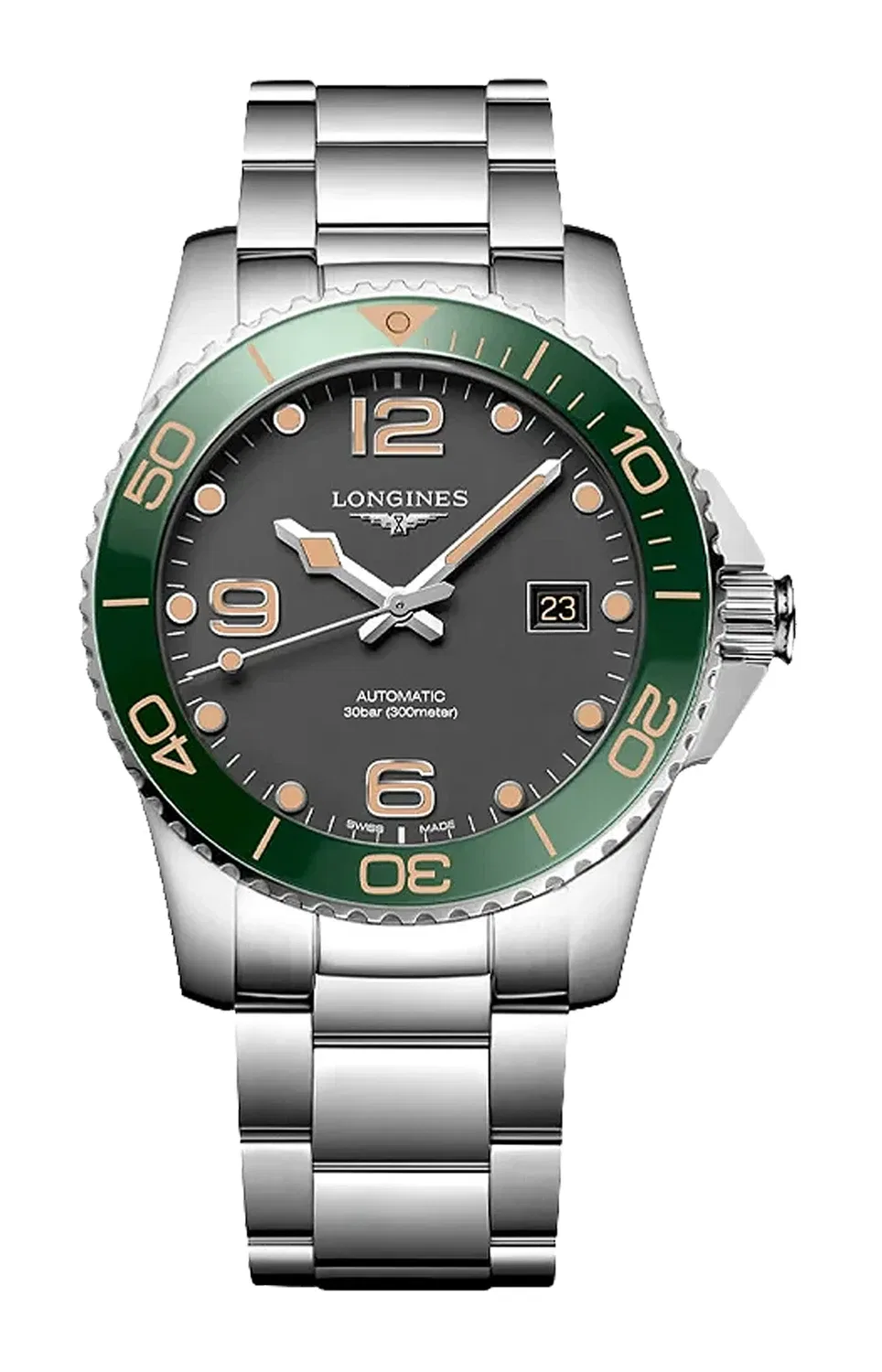 HYDROCONQUEST 41 мм - L3.781.4.05.6 LONGINES, золотой