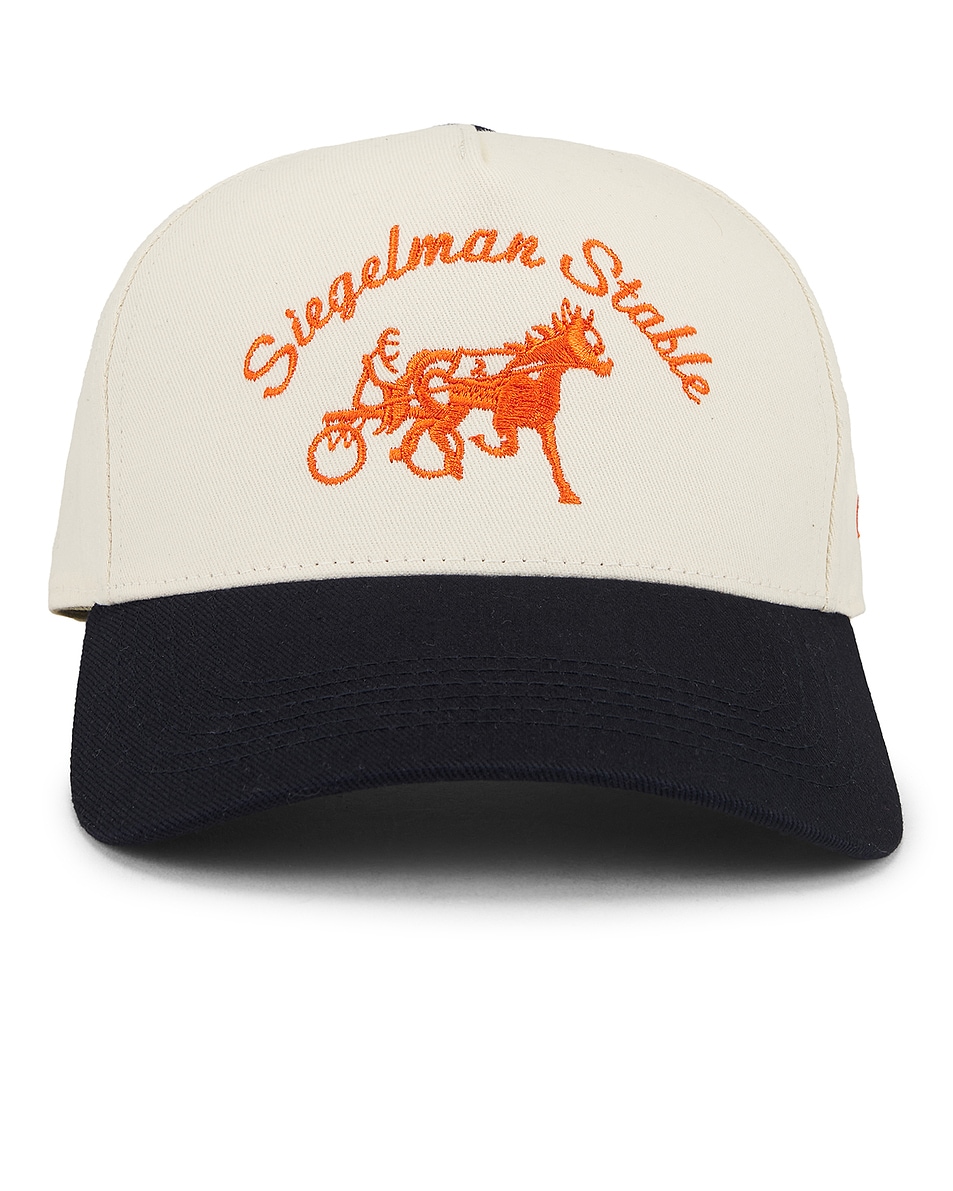 

Шляпа Siegelman Stable, Cream, Orange, & Navy