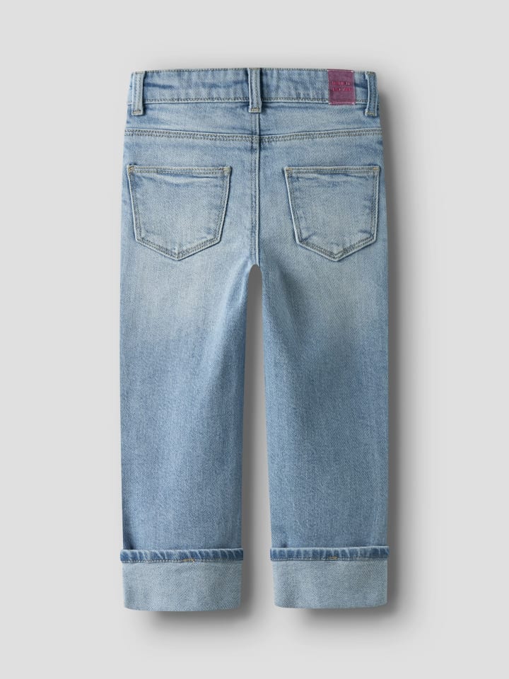 Name it Джинсы NMFROSE STRAIGHT FOLD JEANS 4224-AZ, светло-голубой деним — фото 2