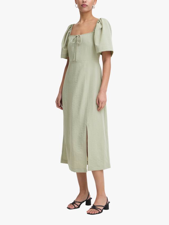 

Платье миди с пышными рукавами и силуэтом A-line от Ullani ICHI, Tea