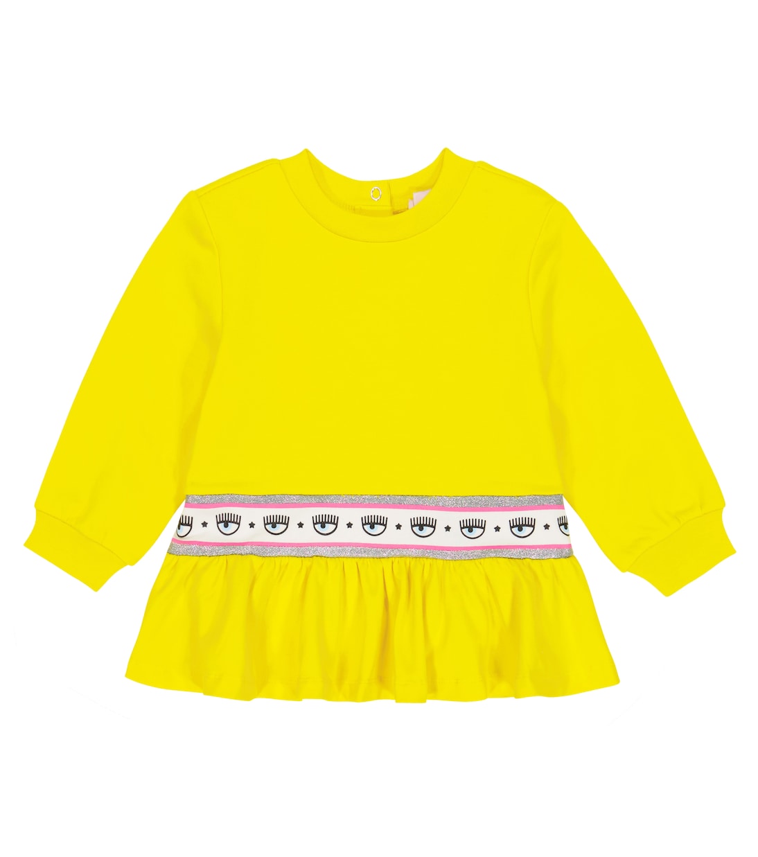 

Платье-свитшот из детского джерси от Chiara Ferragni Monnalisa, Blazing