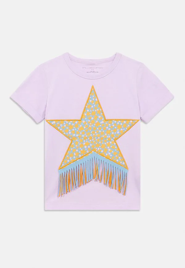 Футболка с принтом Stella Mccartney Kids, Purple