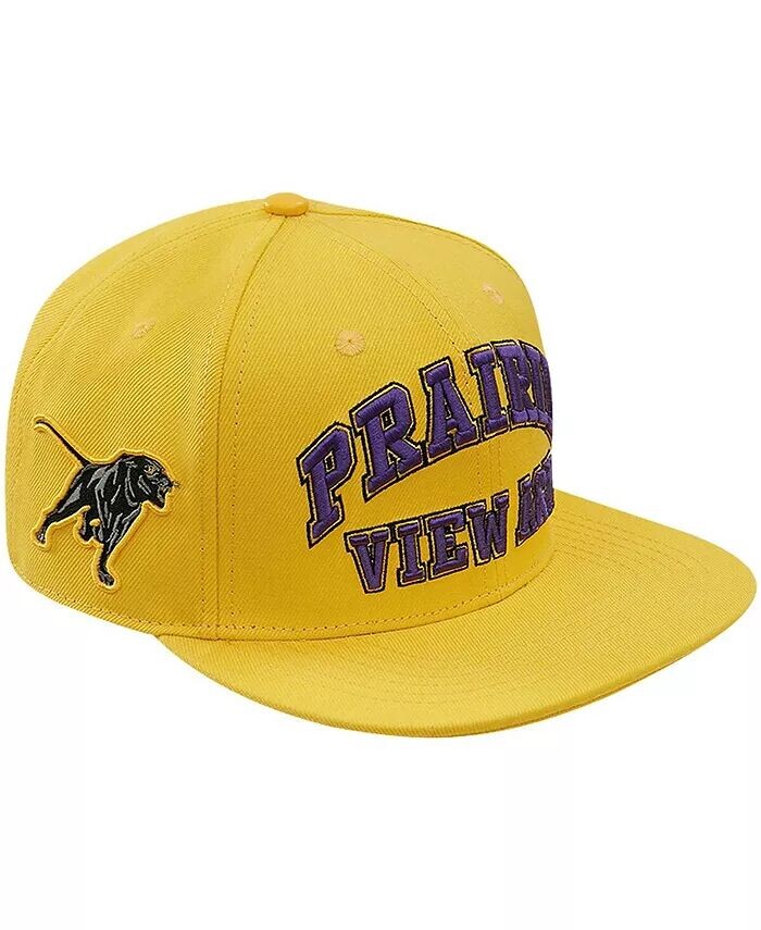 

Мужская золотистая шляпа Prairie View A&M Panthers Evergreen Prairie View Snapback Pro Standard, золотой