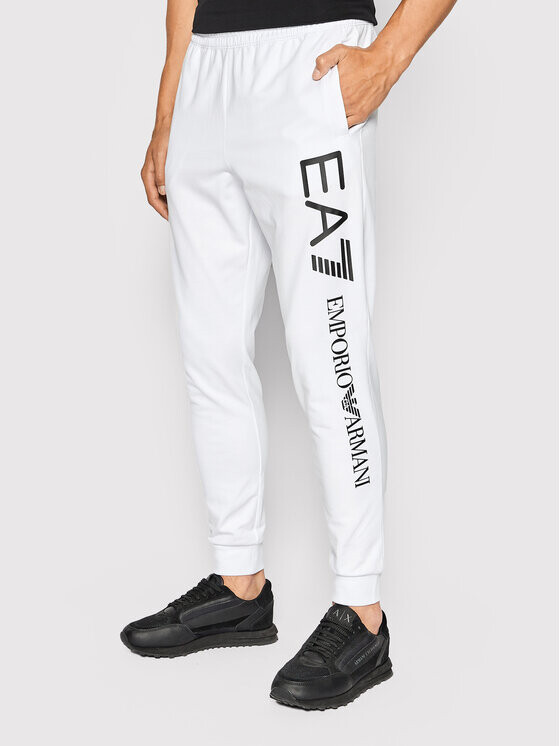 

Спортивные брюки узкого кроя Ea7 Emporio Armani, белый