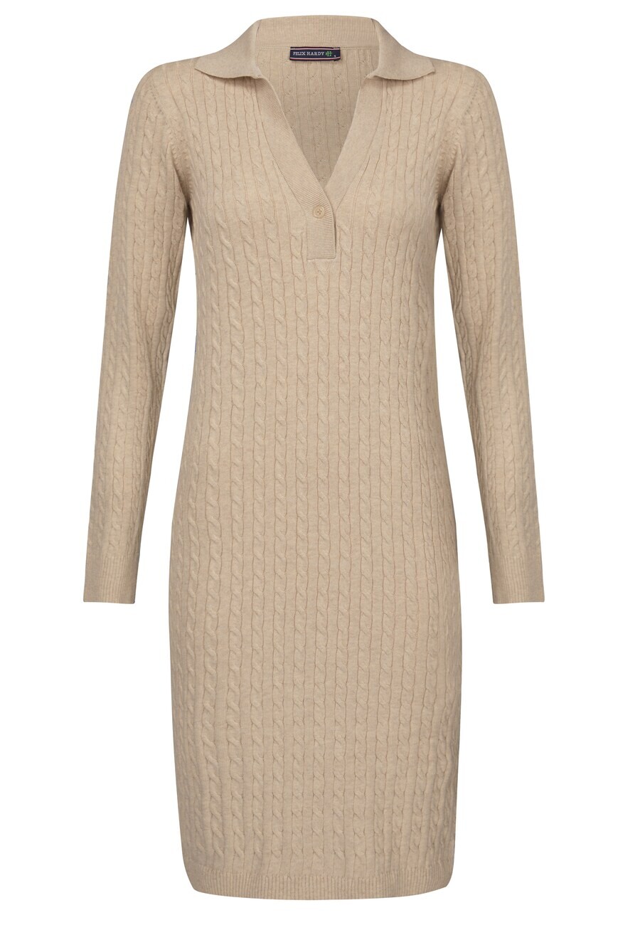 

Вязаное платье Felix Hardy Knitted dress, бежевый