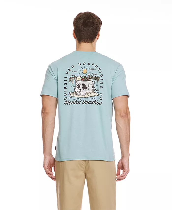 

Мужская футболка с коротким рукавом Simple Pleasures Quiksilver, зеленый