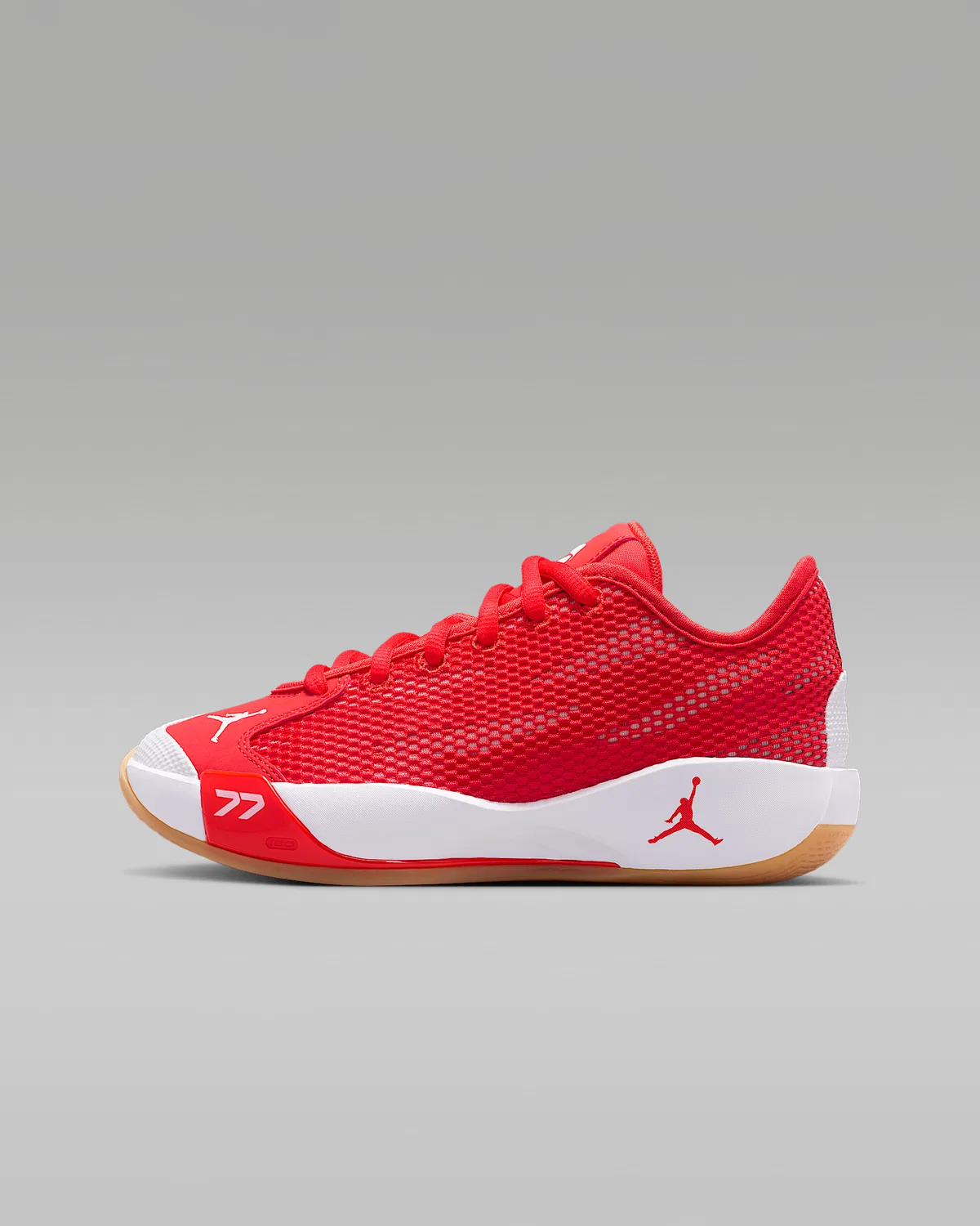 Детские баскетбольные кроссовки Luka 77 "Chili Red", Chile Red/Gum Light Brown/White