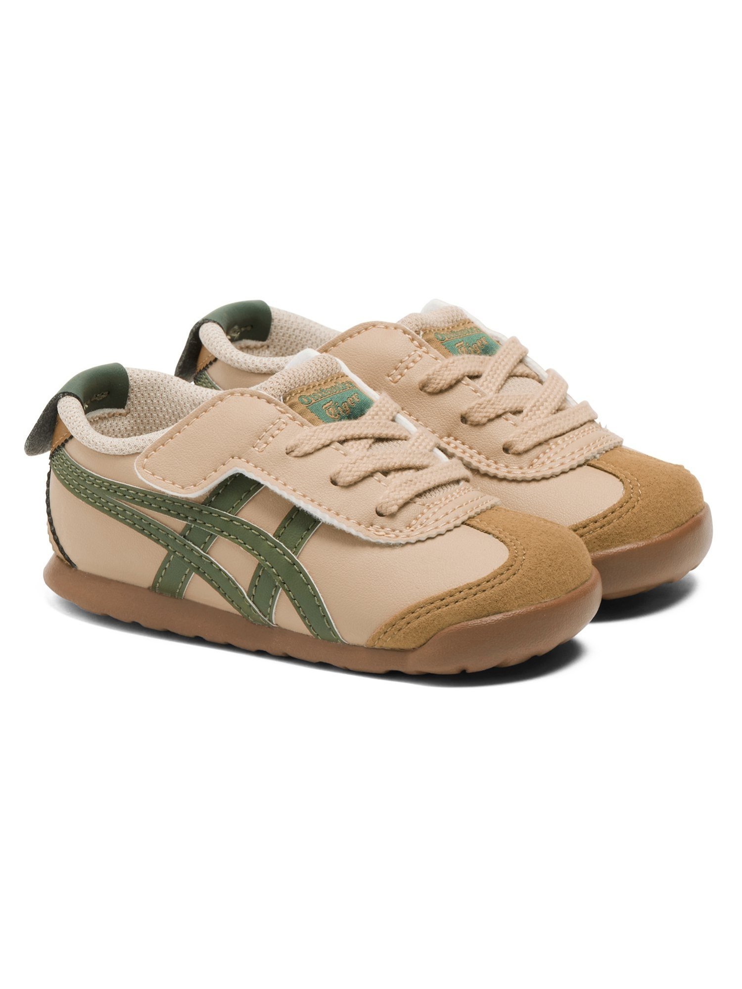 Кроссовки MEXICO 66 KIDS Onitsuka Tiger, BEIGE/GREEN — фото 3