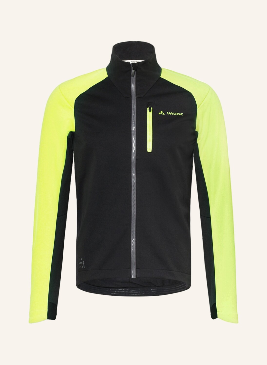 

Велокуртка softshell posta VAUDE, цвет NEONGELB/SCHWARZ