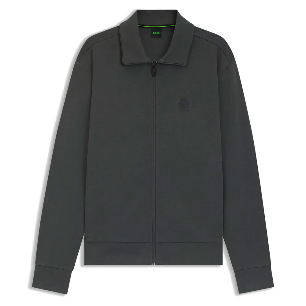 

Толстовка BOSS Future 10267102 01 full zip, серый