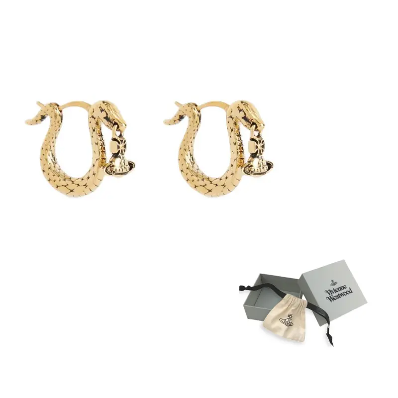 

Vivienne Westwood Серьги из латуни для женщин в винтажном золоте