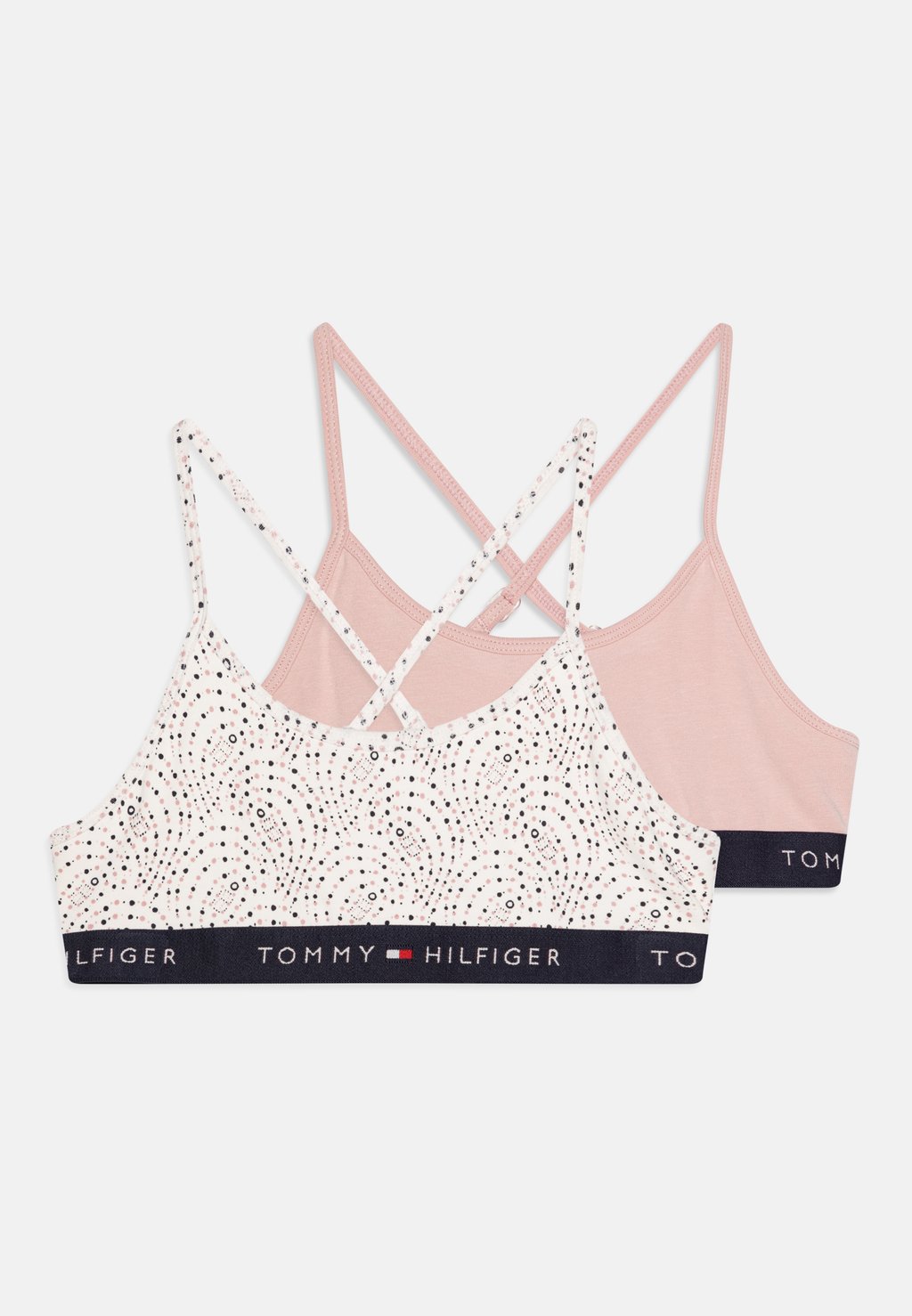 

Бюстье STRAPPY BRALETTE PRINT 2 PACK Tommy Hilfiger, бежевый