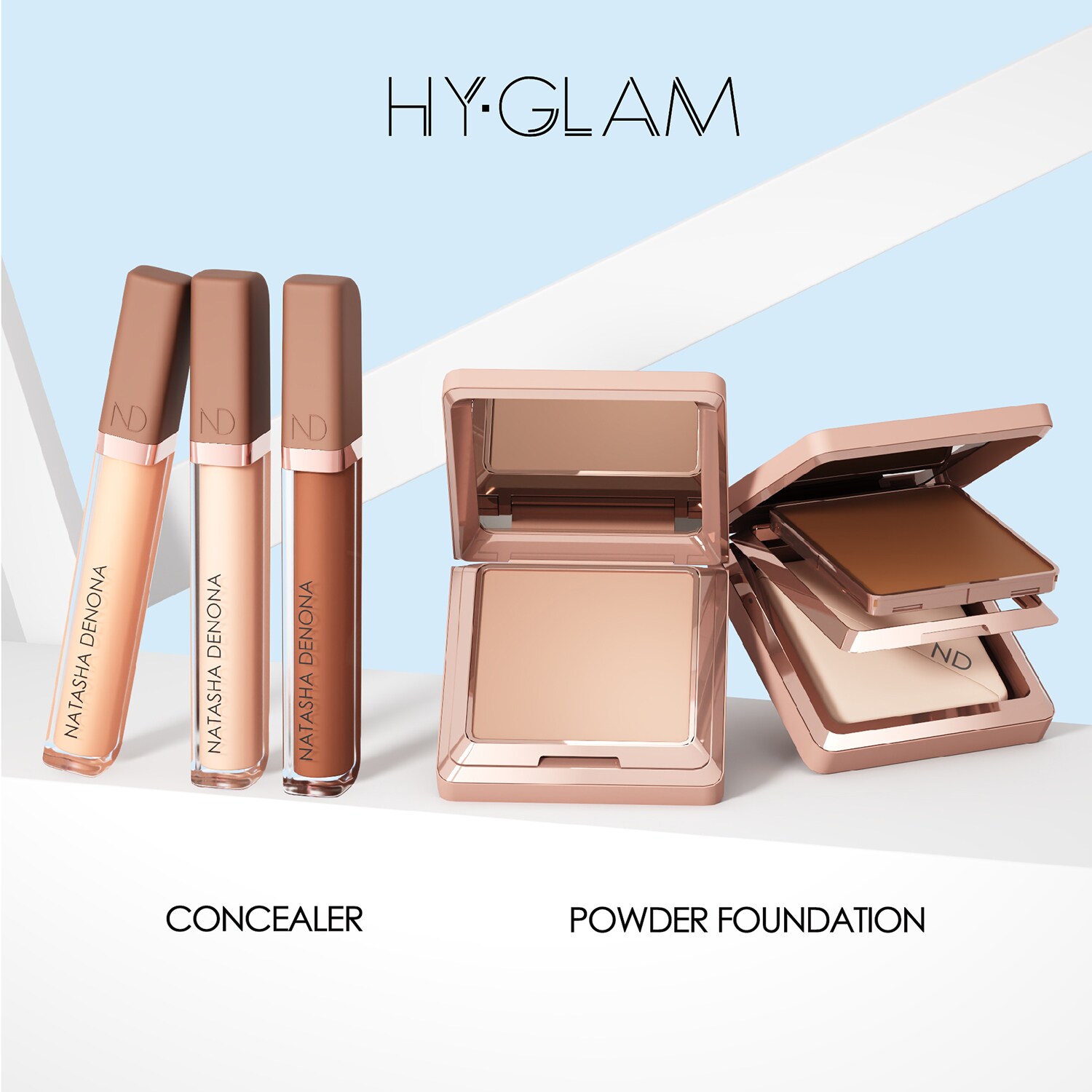 Тональная основа HY-GLAM Powder Foundation Nachfüllpackung Natasha Denona, NP7 - Nachfüllung (12,5 g) — фото 3