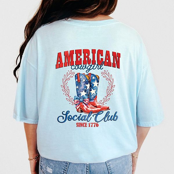 

Футболка American Cowgirl Social Club с окраской по всей ткани Simply Sage Market, Chambray, Зеленый, Футболка American Cowgirl Social Club с окраской по всей ткани Simply Sage Market, Chambray