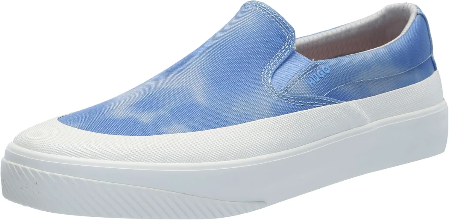 Кроссовки HUGO Men's Tye Dye Slip on Sneakers, синий — фото 3