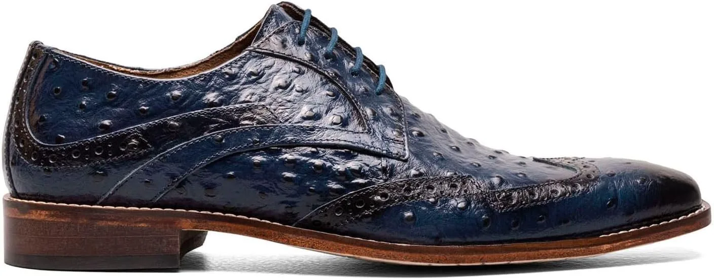 Мужские оксфордские туфли Stacy Adams Gennaro Wingtip Oxford, темно-синий — фото 3