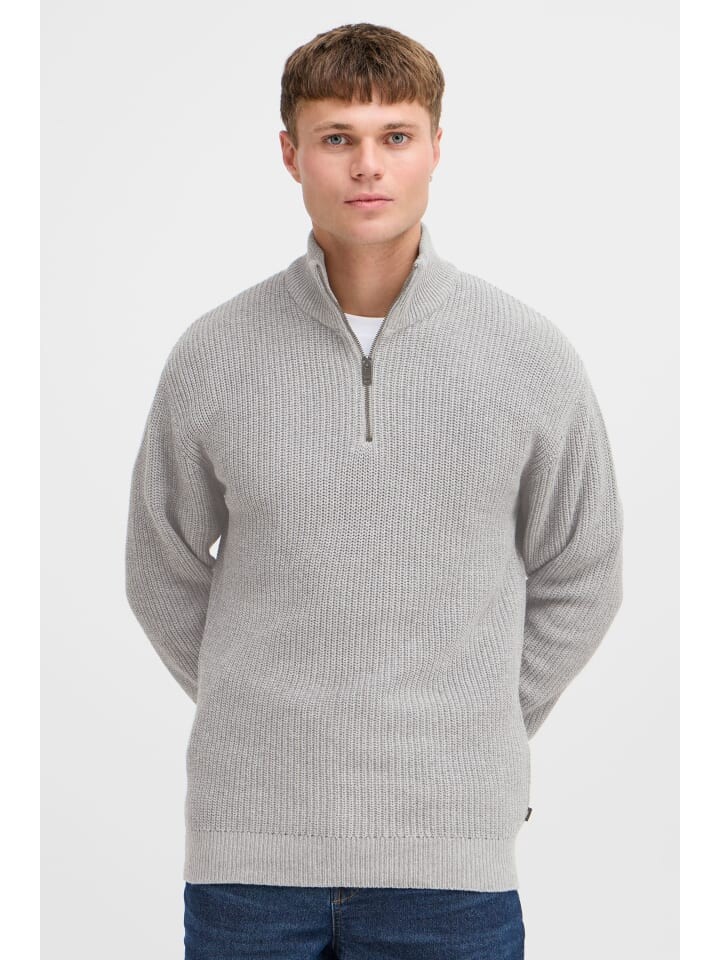 

Пуловер !SOLID Troyer SDGOMA 21301251ME modischer Strickpullover, серый