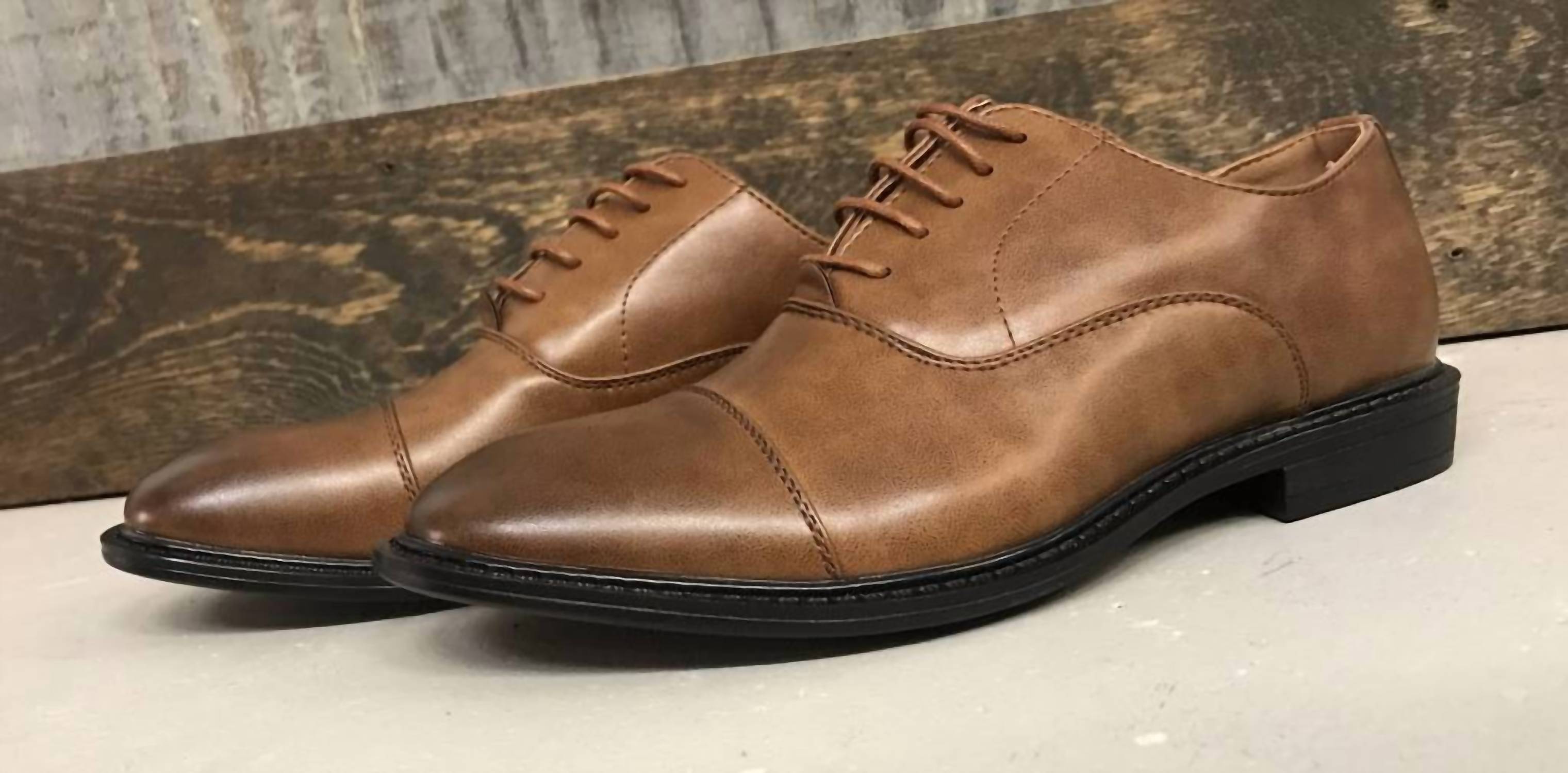 Мужские классические туфли в коричневом цвете Shoe Click — фото 2