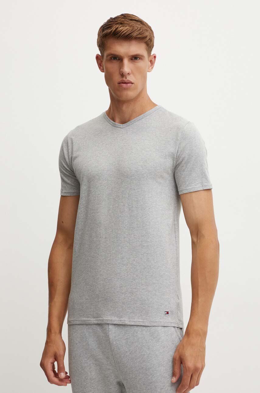 Комплект хлопковых футболок Tommy Hilfiger, 3 шт, серый — фото 2