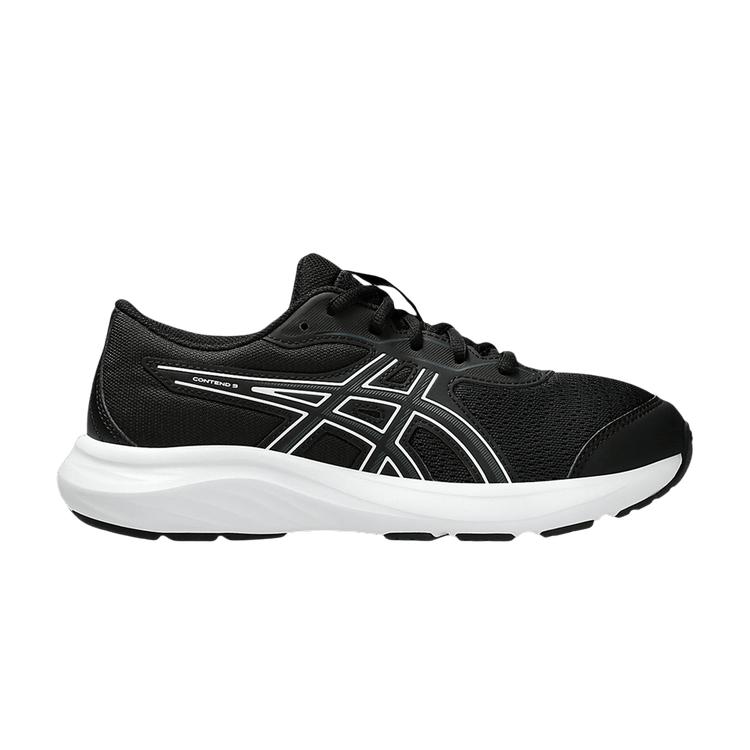 

Кроссовки ASICS Contend 9 GS 'Black White', черный