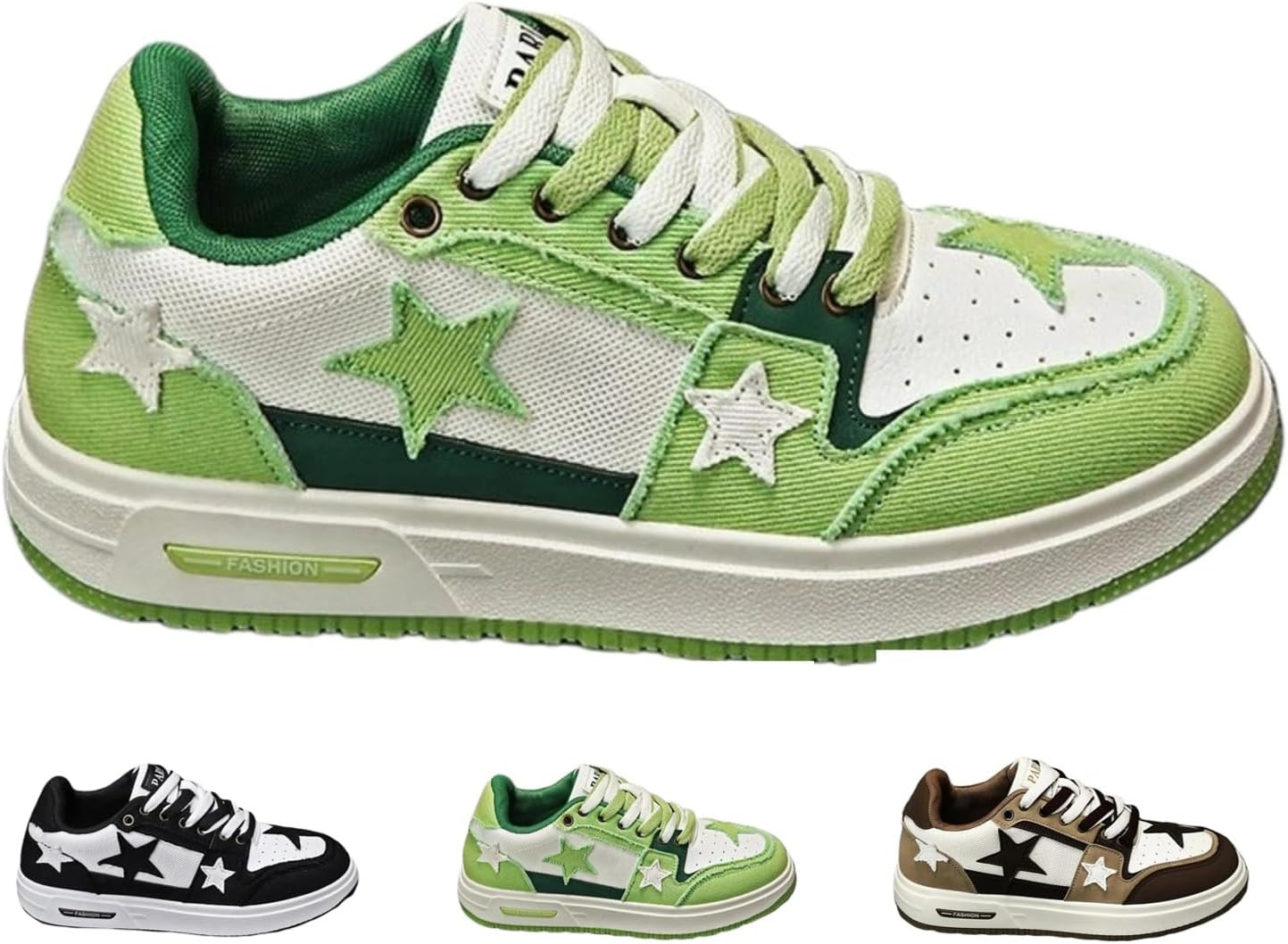 

Мужские кроссовки Fashion Star с массивной подошвой, нескользящие, удобные, уличный стиль, повседневные спортивные обувь для прогулок Macefil, зеленый