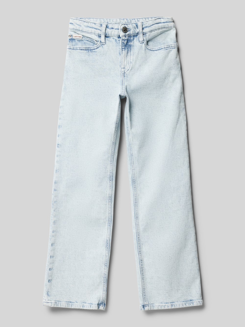 

Джинсы свободного кроя с пятью карманами Calvin Klein Jeans, светло-голубой