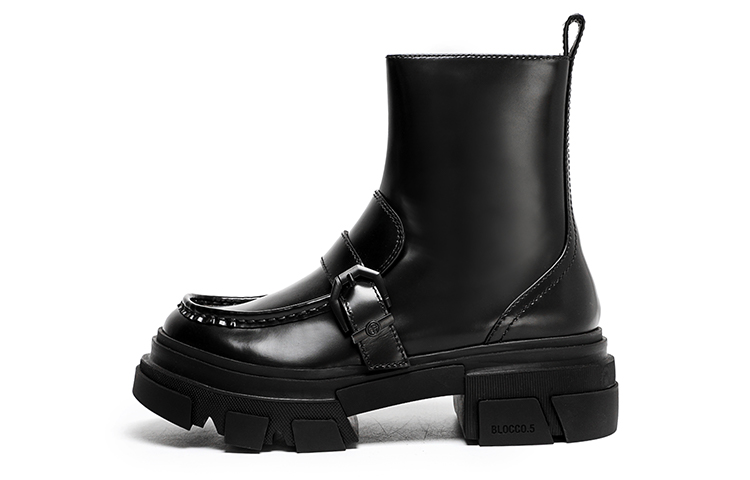 Ботильоны женские черные BLOCCO5, Diamond Black