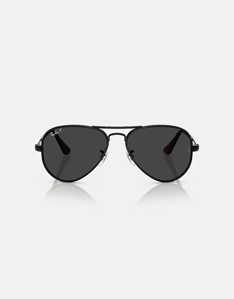 

Солнцезащитные очки Ray-Ban Aviator Max Pilot с поляризованными линзами черного цвета